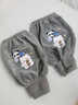 咕咕象（guguxiang）儿童袖套宝宝套袖小女孩男童一岁婴儿护袖羽绒服防脏手袖头秋冬季 灰色1双（325C05） 卡通绒布螺口袖套 实拍图