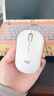 罗技（Logitech）M221 轻音鼠标 无线鼠标 办公鼠标 对称鼠标 带无线微型接收器 米白色 实拍图