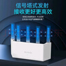 Tenda腾达路由器【千兆WiFi6+穿墙王】无线AX3000信号增强家用放大器Mesh国家补贴金榜一名云霄白立式 实拍图