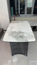 全友家居 岩板台面餐桌椅组合现代简约家用轻奢客餐厅家具吃饭长桌子 实拍图