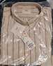 优衣库合作款/男装女装牛津纺宽松条纹衬衫/长袖衬衣25秋冬480802 31 米色 M /170/92A 晒单实拍图