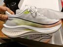 李宁赤兔7/8pro跑步鞋男女鞋秋冬季中考体测马拉松竞速运动鞋 【加强MONO纱】白/黄绿(025)-1 【赤兔7PRO男款】 41.5 实拍图