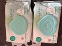 全棉时代（PurCotton） 婴儿湿巾新生儿湿纸巾100%纯棉定制款 80抽*1包 实拍图