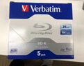 Verbatim威宝蓝鲸 6x BD-R 25G 蓝光光盘一次性空白刻录盘光碟5片单独盒装 BD-R  25GB 5片盒装 实拍图