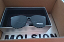 MOLSION陌森太阳镜【星光镜】肖战同款墨镜大框男女款驾驶镜MS3025 MS3025C10亮黑【肖战同款】 偏光 实拍图