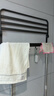 百悍毛巾架免打孔卫生间置物架浴室挂件厕所浴巾架套装卫浴洗手间收纳 实拍图