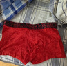 恒源祥【50S精梳棉】男士红内裤男本命年抗菌防螨大红色四角短裤头4条装 实拍图