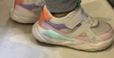 基诺浦宝宝学步鞋 春秋儿童时尚运动机能鞋 软底透气儿童男女童鞋GY1628 低语白/粉色/木瓜粉/紫色 25.5 160mm 适合脚长156-165mm 实拍图