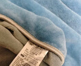 无印良品牛奶绒被套单件 法兰绒家用双人床上用品被套被罩 220*240cm 实拍图