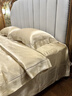 进出口重磅真丝四件套桑蚕丝床单高级感被套双面丝绸床上用品4 香槟金【顺丰速发】 1.2m床单款四件套-被套150*200cm 实拍图