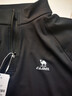 骆驼（CAMEL）长袖速干T恤男跑步健身立领运动上衣 J15CA9L3003 幻影黑 XL 实拍图