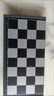 友邦（UB） 国际象棋黑白色磁性可折叠便携培训教学用棋 3810B-C(中号) 实拍图