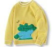 巴拉巴拉童装儿童毛衣男童针织衫女童毛衫秋装冬宝宝衣服卡通萌趣 黄绿色调00434 110 cm 实拍图
