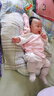 十月结晶婴儿斜坡枕棉面防吐奶呛奶躺靠睡觉哺乳练抬头可机洗0-1岁 山岚绿 实拍图
