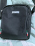 七匹狼斜挎包男士小背包迷你小挎包男轻便防水手机包休闲挎包小包包潮 黑色迷你号（装7寸手机） 实拍图