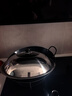 荣事达（Royalstar）章丘手工锻打铁锅圆底老式炒锅无涂层不粘炒菜锅燃气灶带盖36cm 实拍图