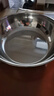 【不锈钢】和面盆厨房烘焙家用火锅盆洗菜打蛋汤锅盆醒面盆料理盆 32cm【热卖款】不锈钢 和面盆 实拍图