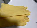 牛牌 乳胶手套5双 洗碗衣服加厚橡胶皮防水耐磨家务卫生厨房清洗清洁劳保 大号 实拍图