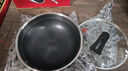 康巴赫炒锅不粘锅316L不锈钢炒菜锅32cm蜂窝平底煎炒锅电磁炉燃气灶通用 实拍图