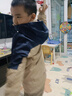 ASK JUNIOR童装儿童外套男童春装一衣三穿连帽外套摇粒内胆两件 卡其色 130 实拍图