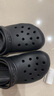 CROCS卡骆驰檀健次同款经典洞洞鞋男沙滩鞋户外沙滩包头拖鞋女鞋|10001 黑色-001 40 (250mm) 实拍图