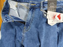 京东京造【已售30w件】牛仔裤男士休闲裤子男秋季直筒 中蓝 31 实拍图