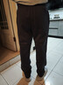 安踏加绒保暖运动裤男士直筒卫裤秋季针织户外跑步长裤平口休闲裤 实拍图