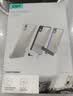 亿色【透亮不易发黄】iPad mini7/6保护壳苹果A17Pro芯片8.3英寸平板保护套全包防摔抗弯轻薄支架壳 升级支架壳【紫边剔透白】横竖两用 iPad mini 6/7通用 实拍图