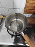 神田日本雪平锅不锈钢小奶锅热奶锅煮面泡面锅宝宝婴儿辅食锅进口汤锅 雪平锅（含玻璃盖） 18cm 实拍图