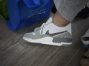 aj312鞋子男板鞋新款莆田青少年学生休闲女防滑耐磨运动篮球鞋子 aj312白色【送蓝盒三件套】 44 (270mm) 实拍图