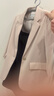 尚都比拉七分袖休闲西服小个子穿搭职业正装小西装外套女高级感 浅杏色 S 实拍图