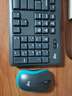 罗技（Logitech）MK275 键鼠套装 无线键鼠套装 办公键鼠套装 全尺寸 商务键鼠套装 带无线2.4G接收器 黑蓝色 实拍图