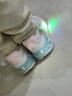 百丽童鞋女童闪灯鞋运动亮灯鞋25年秋季新款学步鞋发光鞋白色/粉色26 实拍图