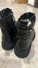 他她（TATA）靴子2025冬百搭时尚厚底马丁靴女短靴子百搭休闲 黑色（绒里） 38 实拍图