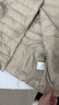 雪中飞经典新款基础舒适轻薄羽绒便捷短款保暖羽绒小马甲轻盈便携舒适 浅亚麻|7100-女 M 165/88A 实拍图