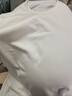 拇指白小T热力加厚加绒长袖T恤秋冬新款保暖百搭打底衫 男款白色 5XL 实拍图