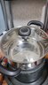 爱仕达（ASD）汤锅 304不锈钢小汤锅 蒸锅复底炖煮锅 20CM燃气电磁炉通用奶锅B1 实拍图