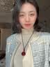 泽心雅玉朱砂吊坠平安扣朱砂挂件护身符本命年项链高含量男女同款宝宝 实拍图