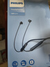 飞利浦（PHILIPS）真无线蓝牙耳机颈挂式跑步运动音乐游戏通话降噪半入耳磁吸长续航适用苹果安卓华为手机TAN1020-黑 实拍图