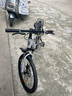 凤凰儿童自行车6-12岁自行车学生12-18岁大童山地自行车双碟刹带减震 银白色-单速辐条轮-带后座架 22寸（适合身高140-155cm） 实拍图
