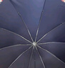 天堂 加大雨伞三折 晴雨两用商务伞经典格纹10骨大雨伞男女 藏青 实拍图