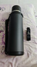 苏泊尔（SUPOR）保温壶大容量不锈钢72小时暖水壶热水瓶户外旅行壶便携车载杯子 儒雅黑2.5L【升级316L不锈钢+茶滤+背带】 实拍图