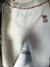 迷你巴拉【蹦蹦裤】男童女童运动裤宝宝保暖儿童休闲裤潮2025秋新款 【预售】浅卡其50311 【加绒】 110 实拍图