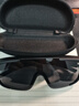 村田稻夫登山墨镜 骑行墨镜套镜 墨镜套近视眼镜护目镜滑雪镜 黑框黑灰片 实拍图