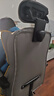 锦汐电脑椅办公椅子电竞椅家用人体工学椅老板椅主播靠背椅皮革转椅 灰色+4级杆+乳胶+脚踏【大满配】 实拍图
