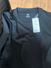 京东京造长袖t恤男5A抑菌新疆棉圆领衣服男装打底衫 黑色 M 实拍图
