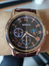 正品男士手表高档休闲石英表简约气质男表皮带高颜值罗马时尚腕表 指挥官款 实拍图