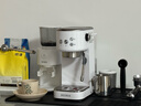 柏翠（petrus）咖啡机意式家用小型小白醒醒Pro复古迷你办公室用全半自动浓缩打奶泡一体机 PE3366Pro 节日送好物 小白醒醒Pro + PE3700磨豆机套装 实拍图