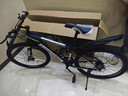 金武端自行车成人山地车公路赛车单车骑行变速超轻越野中学生初中青少年 顶配版-辐条轮-黑白色 26寸21速 实拍图