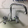 壹品印象厨房水槽洗菜盆双孔水龙头阳台洗衣台拖把洗手池冷热混水阀 双把大七字+带配件【精铜主体】 实拍图